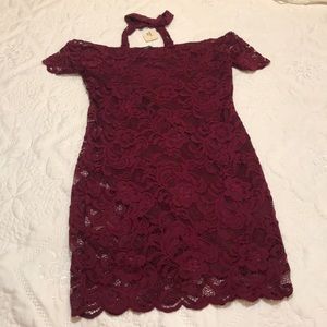 Forever 21 Choker Neck Dress